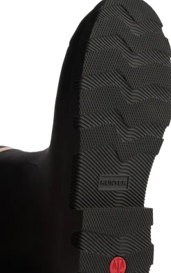 Hunter UNISEX DOWNPOUR SHORT INSULATED BOOT Black Clearance