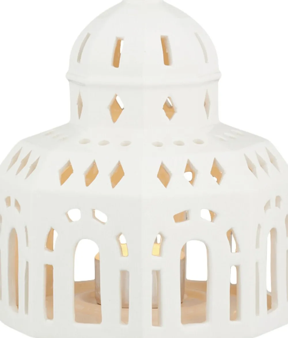 Kähler Urbania lyshus Glassalen hvid