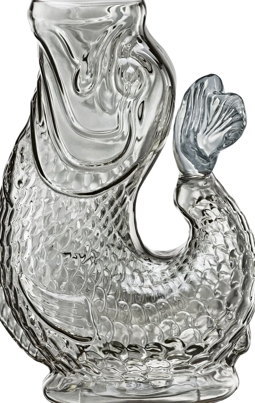 Vandkaraffel fisk, grå, glas, NEMO>CILIO New