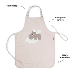 Done by Deer Vandtæt børneforklæde Happy clouds Pudder Outlet