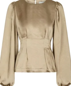 Vanya Crushed Sateen Blouse><noscript><img width=