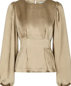 Vanya Crushed Sateen Blouse><noscript><img width=