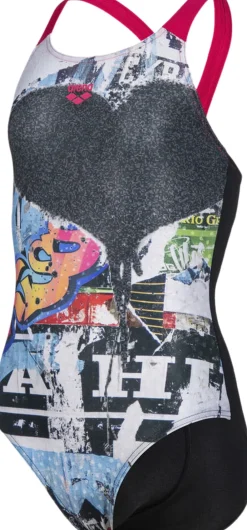 Arena V-Back Placement badedragt Multifarvet Clearance