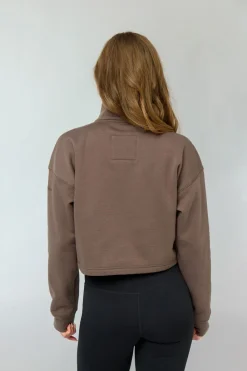 Dame Girlfriend Collective Vega Half Zip Sweatshirt