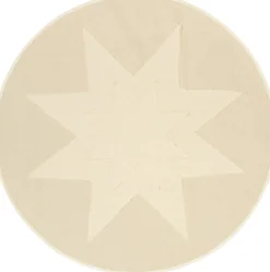 Ferm Living Vela Star Christmas Tree Blanket - Natural
