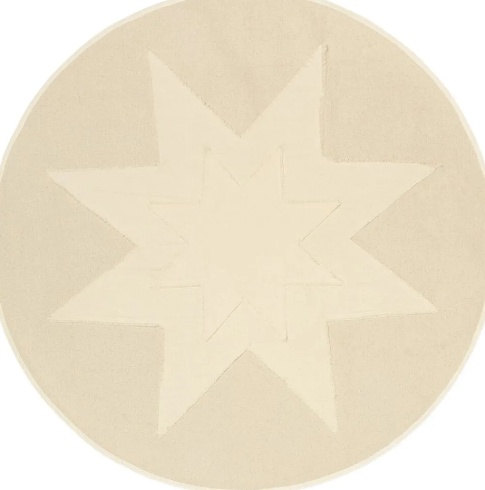 Ferm Living Vela Star Christmas Tree Blanket - Natural
