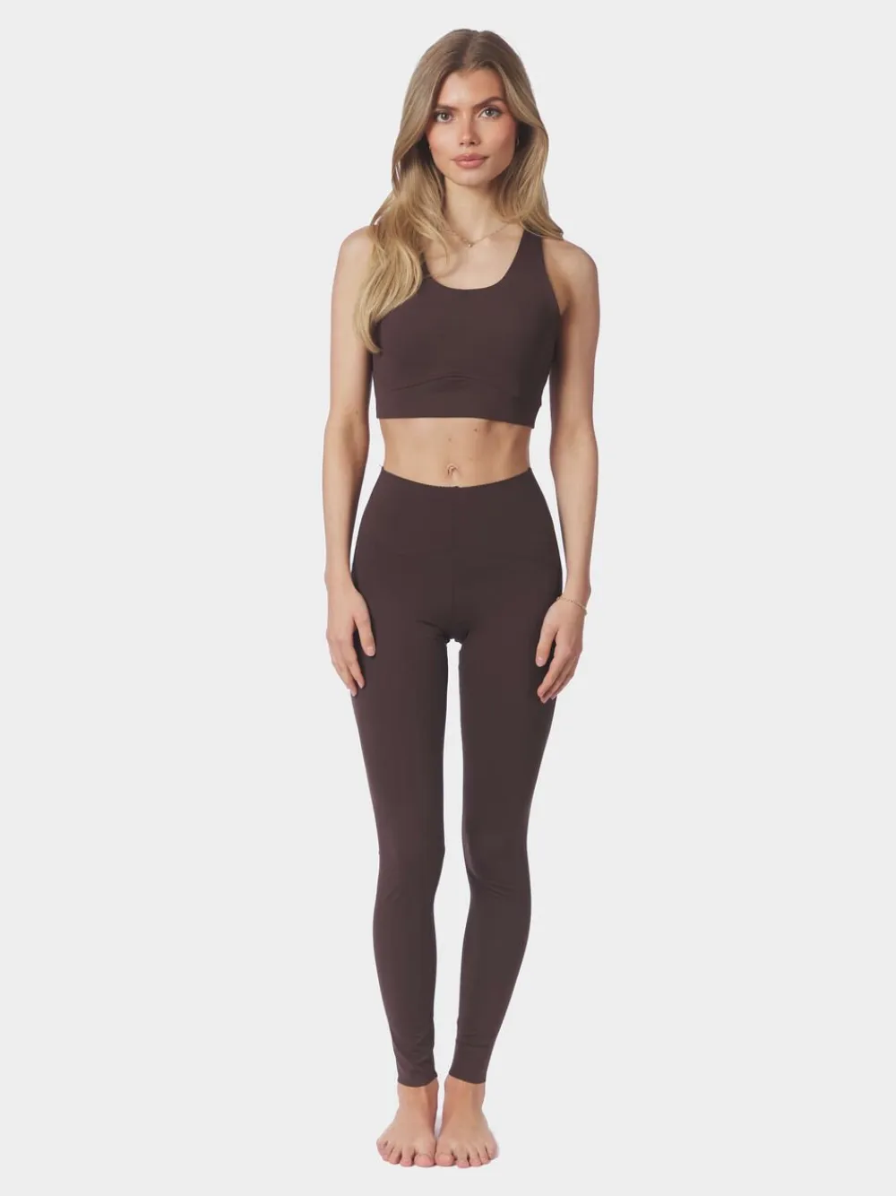 Neo Noir Vesta Leggings Chocolate brown Discount
