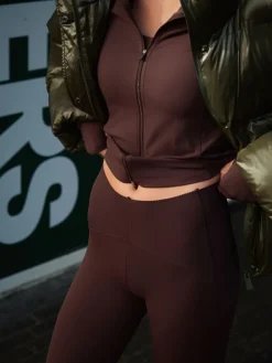 Neo Noir Vesta Leggings Chocolate brown Discount