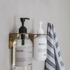 Vægophæng, Børstet messing, l:5,8 cm, b: 6,7 cm, h:>Meraki Clearance