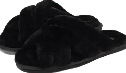 VIK - DOUBLE STRAP SHEARLING SANDAL><noscript><img width=