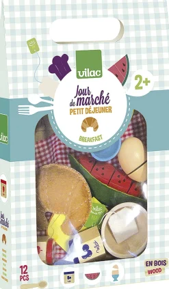 Børn VILAC - Legemad i træ - Morgenmad