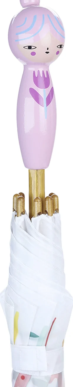 Børn VILAC - Paraply - Blomsterpige pink af Suzy Ultman