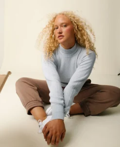 Vilda turtleneck cashmere blend sweater - Clear><noscript><img width=