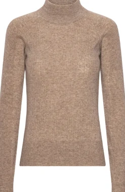 Cartel Copenhagen Vilda turtleneck cashmere blend sweater - Hazel Camel Online