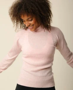Vilda turtleneck cashmere blend sweater - Blush>Cartel Copenhagen Discount