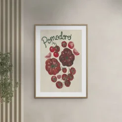 Poster & Frame Violets Print House - Pomodoro