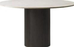 Vipp 494 Cabin round Ø130 L. Beige marble, Dark oak Hot