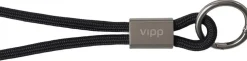 Dame Vipp 320 Key strap, Loft, black/metal, 18 cm