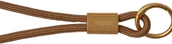 320 Key strap, Palazzo Monti, golden, 45 cm>Vipp Online
