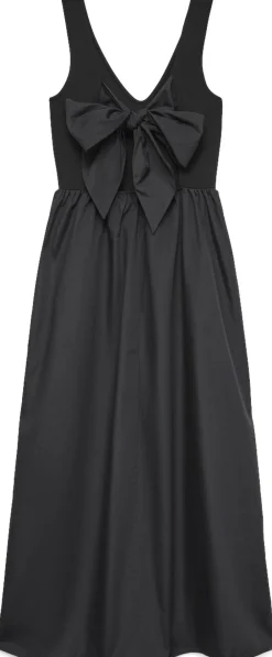 Vero Moda VMVALLY SL LONG BOW DRESS JRS NOOS Black Online