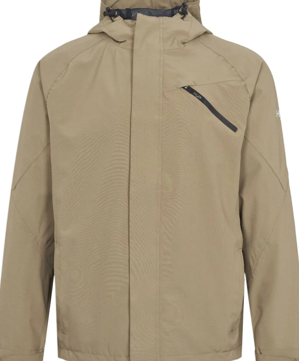 H2O Voss III regnjakke Brun