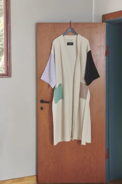 Hay Waffle Bathrobe-Off-white multi Best