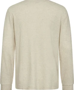 Polo Ralph Lauren Waffle-Knit Henley Sleep Shirt Oatmeal heather Sale
