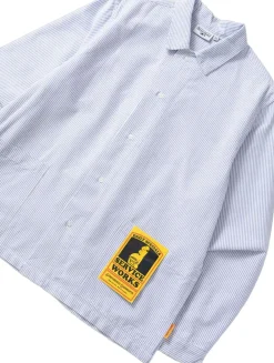 Service works WAITER SHIRT Oxford stripe Outlet
