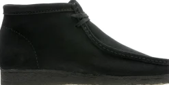 Clarks Originals Wallabee Boot Black Sde, G, 7