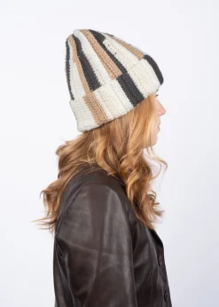 SUI AVA Walter Beanie Brown multi Best