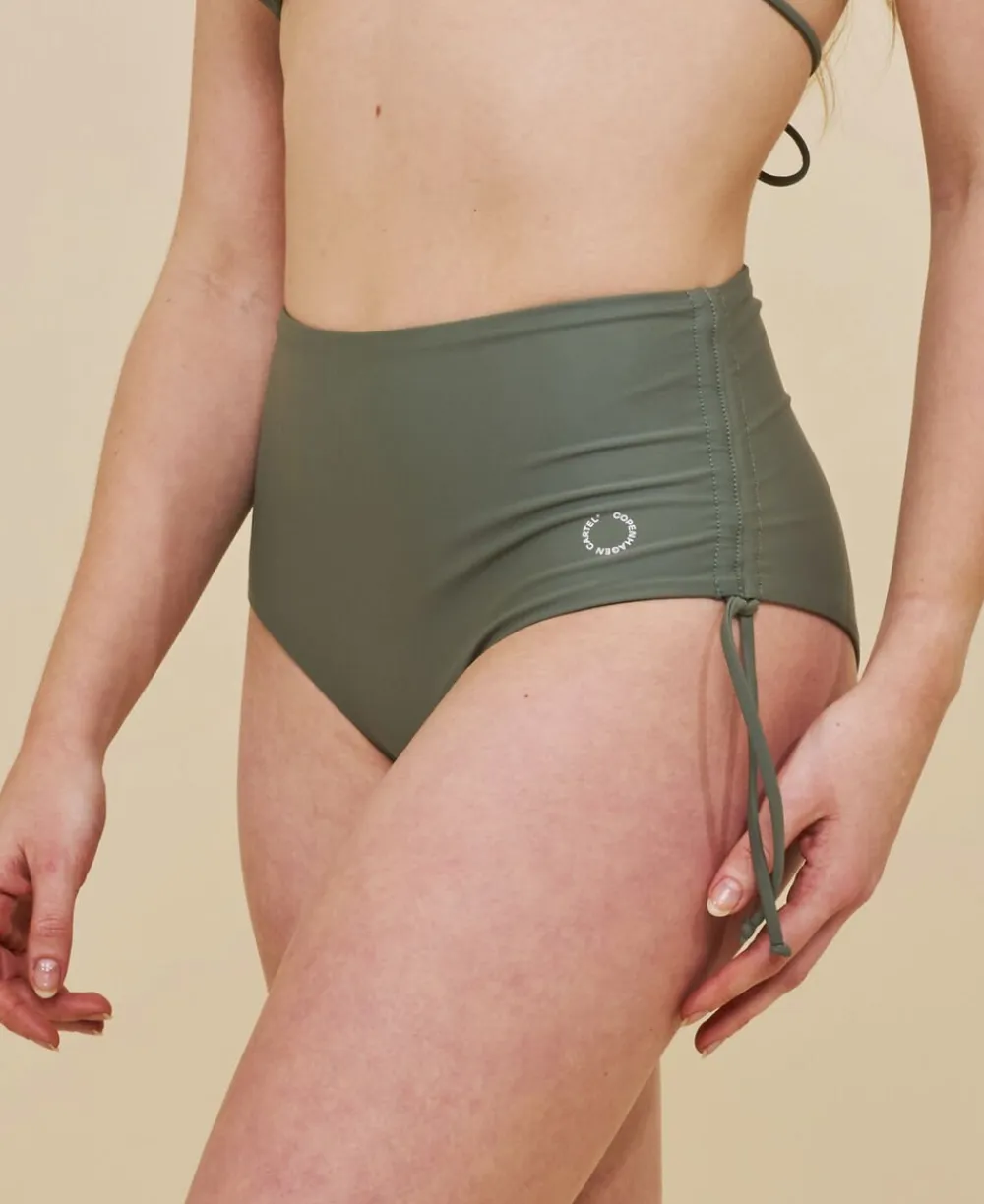 Dame Cartel Copenhagen Wanita højtaljet justerbar bikini underdel