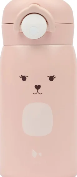 Fabelab Water bottle - Bunny - Small - Old rose Discount