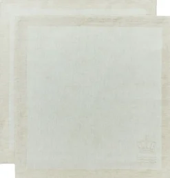 Royal Copenhagen Waves serviet, hvid 44X44 2stk