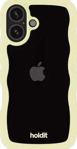 Wavy Case iPhone 16 Lemonade/Transparent>HoldIt Sale