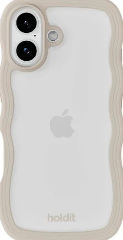 HoldIt Wavy Case iPhone 17 Light /Transparent Beige Online