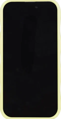 HoldIt Wavy Case iPhone 15 Pro Max Lemonade/Transparent Lys gul New