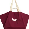Weekend Bag Organic-Large-Burgund>Hay