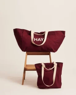 Weekend Bag Organic-Large-Burgund>Hay