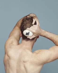 Hairlust Wet Hair Detangler Brush, White