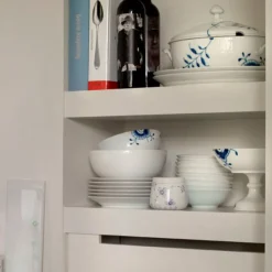 White Fluted Dish Oval 35cm>Royal Copenhagen New