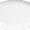 Royal Copenhagen White Fluted Oval Asiette 23,5cm