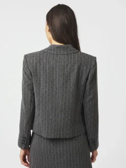 Neo Noir Willa Mini Dot Blazer Dark grey melange Best