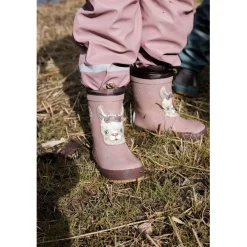 Mikk-Line Winter Wellies - 3D Twilight mauve Clearance