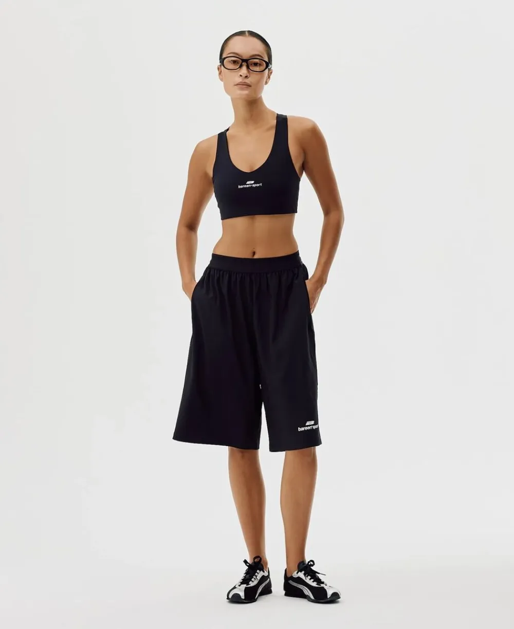 Bareen Wmns V-Neck Racer Back Bra Black onyx Outlet