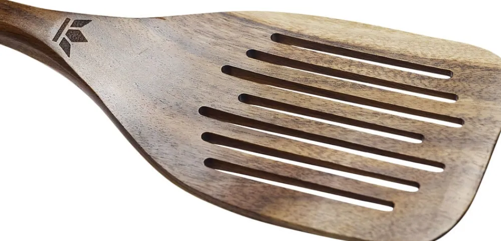 Wooden Utensil Skimmer Spatula XL>DutchDeluxes Online