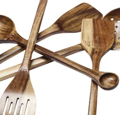 Wooden Utensil Skimmer Spatula XL><noscript><img width=