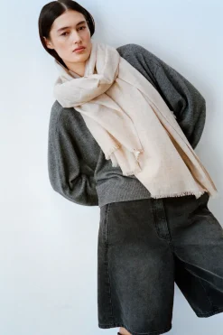 Wool cash scarf - Caroliva><noscript><img width=