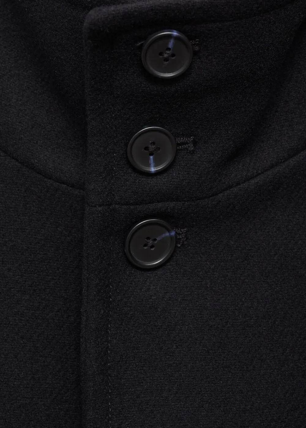 MANGO Wool funnel neck coat