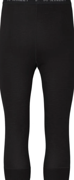 MCKINLEY Wool Uld 3/4 Baselayer Skiunderbukser Sort