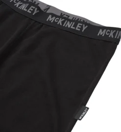 MCKINLEY Wool Uld 3/4 Baselayer Skiunderbukser Sort
